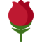 Rose emoji on Twitter
